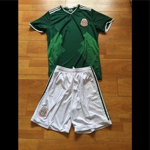 Mexico brand soccer jersey set